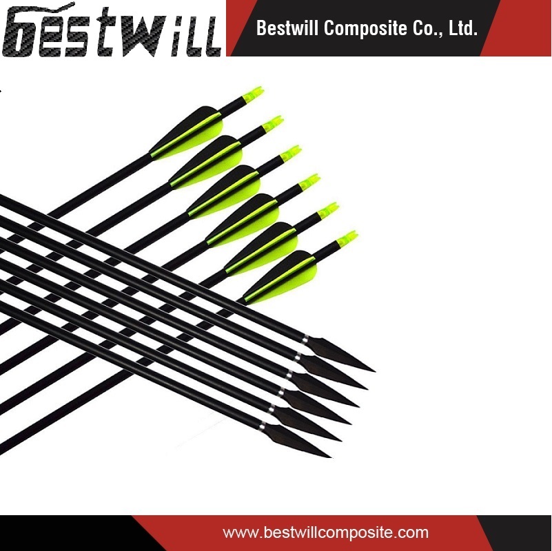 Colorful High Quality Hunting Archery Carbon Fiber Products Arrow Shafts